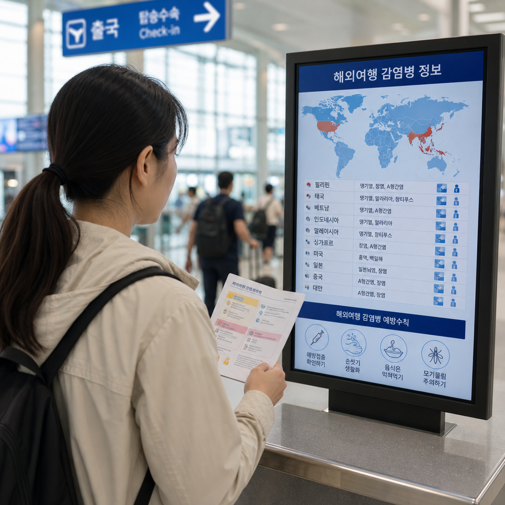 2026 여름 휴가철 해외여행 필수 정보: 감염병 예방 수칙
